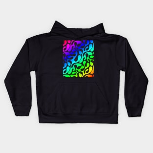 Psychedelic Black Rabbit Kids Hoodie